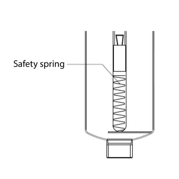 Safety spring Ø25mm - Image 2