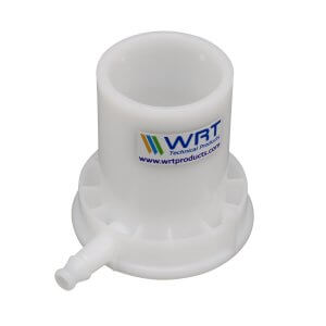 Outlet pipe for discharge valve