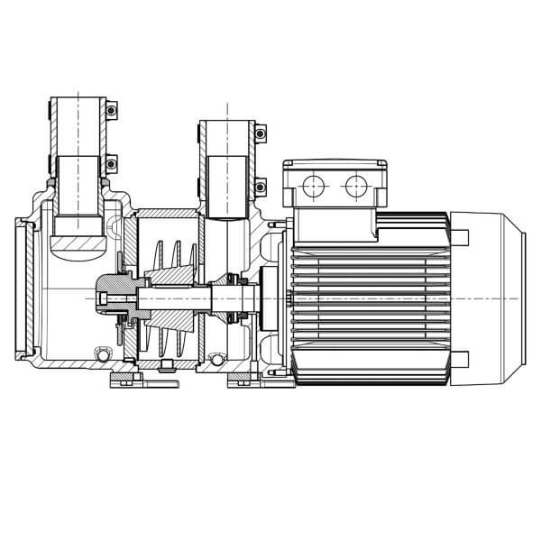 Vacuum pump 2.2 kW Roediger - Image 2