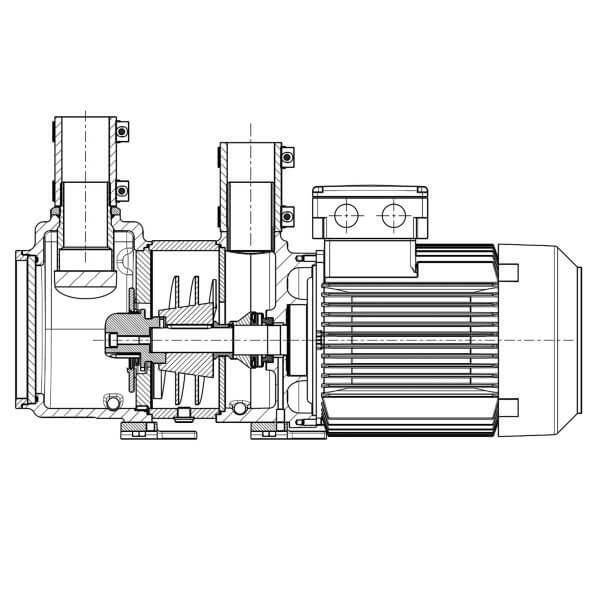 Vacuum pump 3 kW Roediger - Image 2