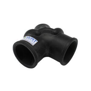 Rubber elbow 90° 50x50